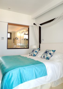 Apartment in the luxury hotel, Crete, Greece clipart