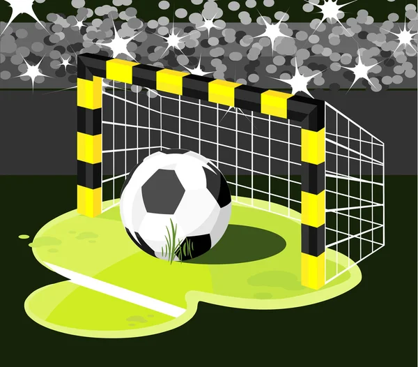 Porte de football — Image vectorielle