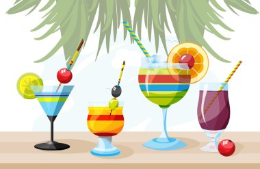 Bar counter_cocktail clipart