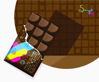 Chocolate bar clipart