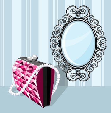 Cosmetics bag clipart