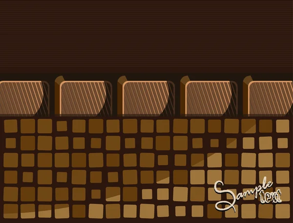 Täcka choklad — Stock vektor