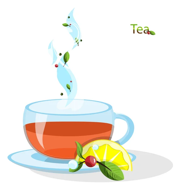 Caneca de chá — Vetor de Stock