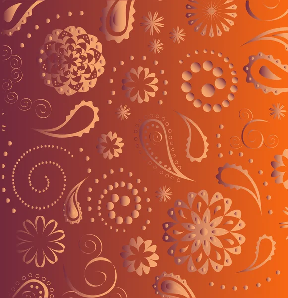 stock vector Paisley background