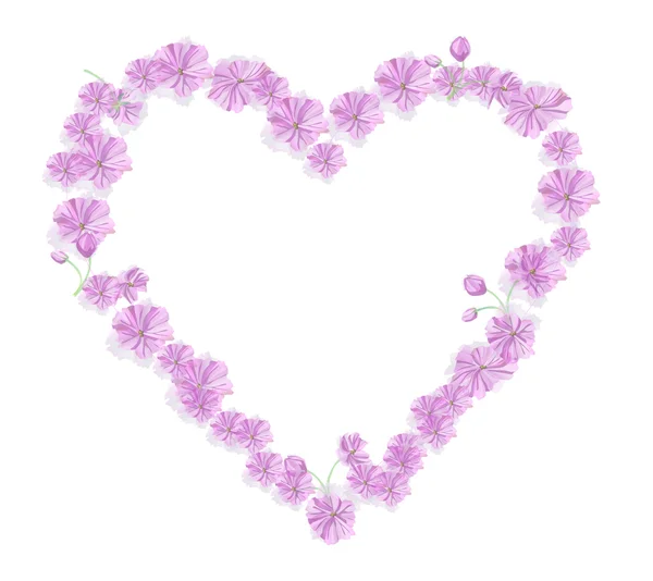 Coeur d'amour, cadre — Image vectorielle
