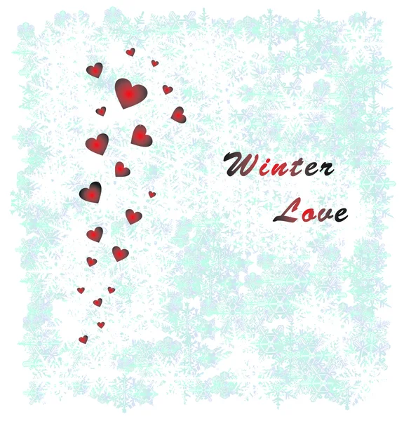 Fond de valentines cardiaques — Image vectorielle
