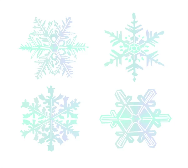 Сніжинки, вектор — стоковий вектор