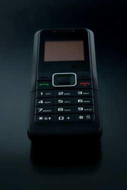 siyah cep telefonu