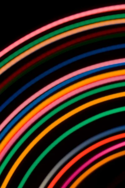 ネオンの光曲線 — ストック写真