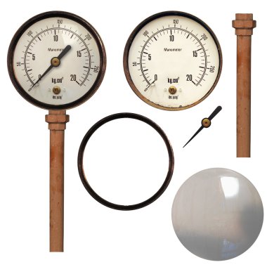 Manometer parts clipart