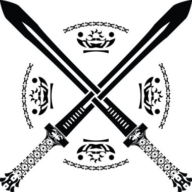 Fantasy swords. first variant clipart