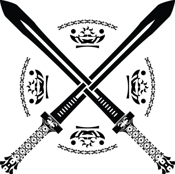 Fantasy swords. first variant — Wektor stockowy