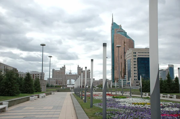 On the main street of Astana — Stock Photo, Image