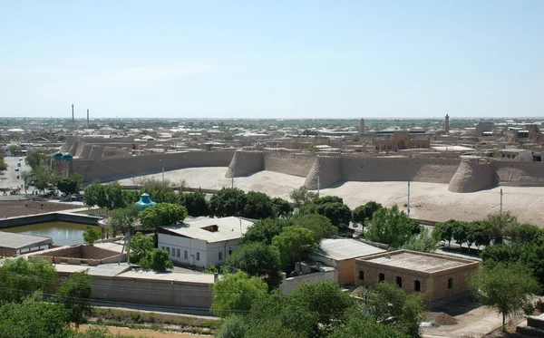 Panorama di Khiva dalla ruota panoramica — Foto Stock
