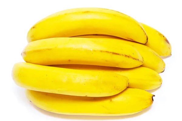 Bouquet de bananes isolé sur fond blanc — Photo