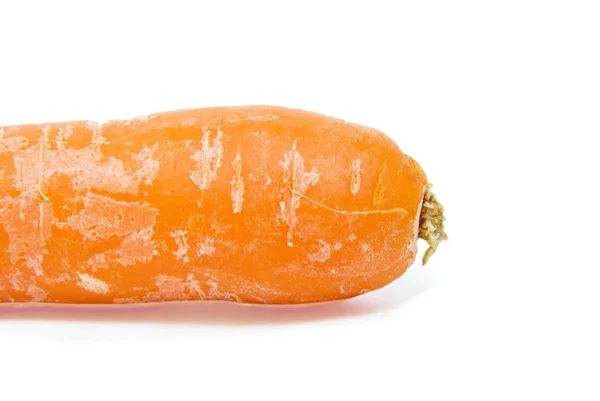 在白色背景上隔离的新鲜胡萝卜 — 图库照片