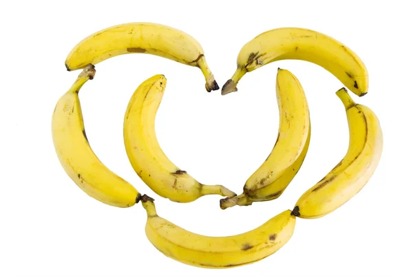 stock image Bananas isolated on the white background