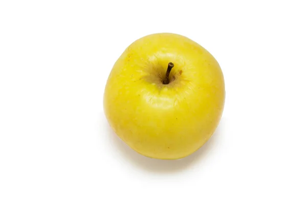 แอปเปิ้ลถูกแยกออกบนพื้นหลังสีขาว — ภาพถ่ายสต็อก