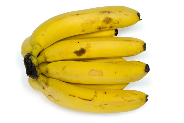 Manojo de plátanos aislados sobre fondo blanco —  Fotos de Stock