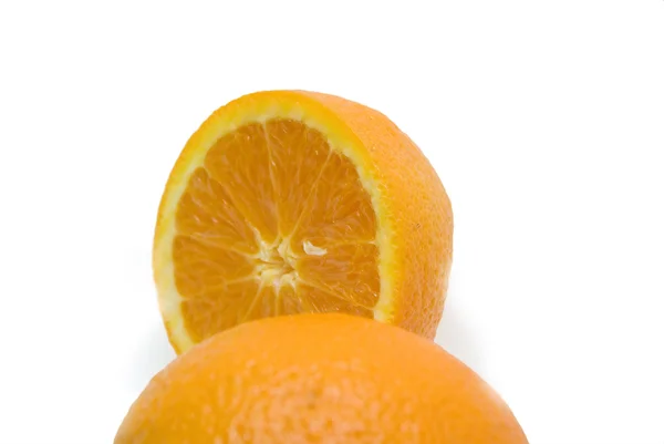 Pomarańczowy grupy na białym tle na białym tle — Zdjęcie stockowe