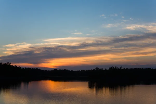 Летний закат — стоковое фото