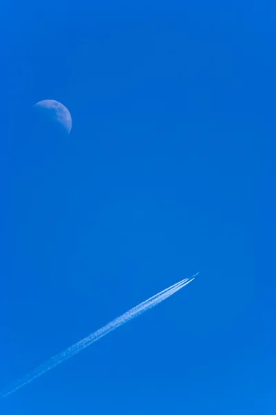 Day moon — Stock Photo, Image