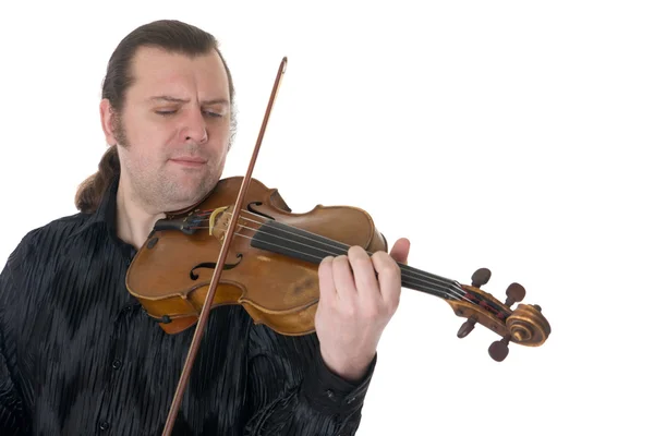 Musiker spelar en viola — Stockfoto