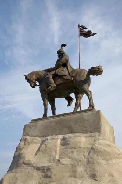 stock image Monument to the Bulgarsky khan