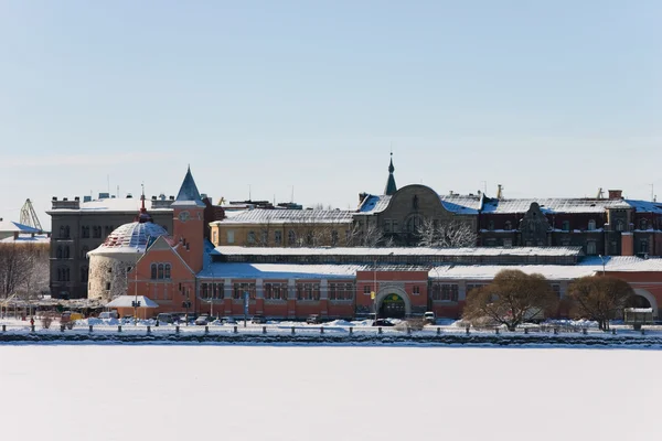 Miasto na lód i śnieg — Zdjęcie stockowe