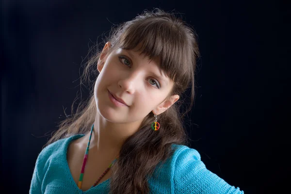 Portrait of the charming girl — Stock Photo, Image