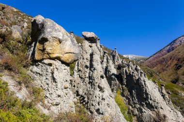 Rocky formations clipart