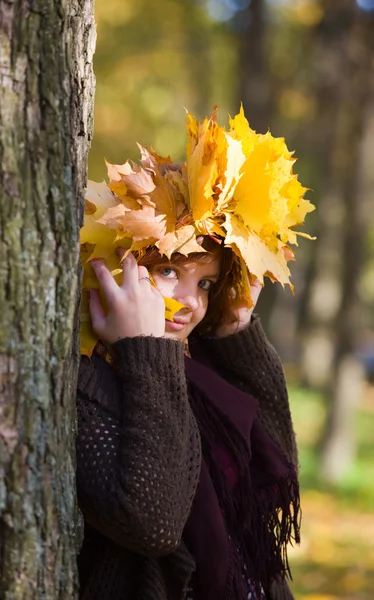 Im Herbstpark — Stockfoto