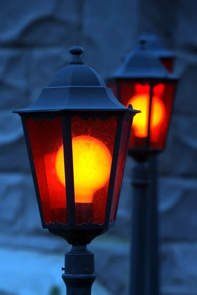 Lanternas vermelhas — Fotografia de Stock