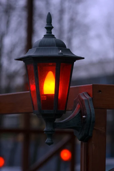 Красный фонарь — стоковое фото