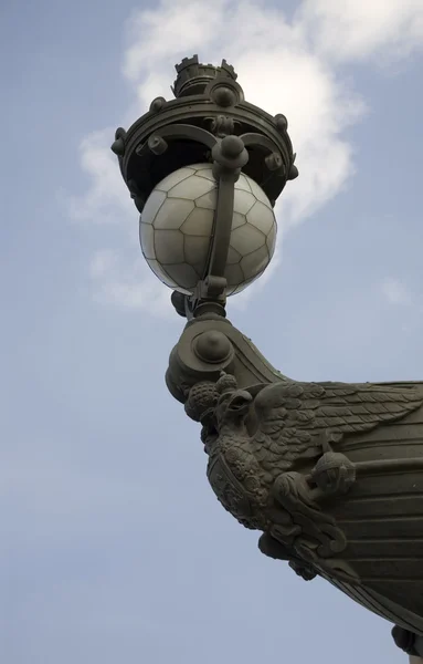 The lamp of Troitsky bridge — Stock Photo, Image