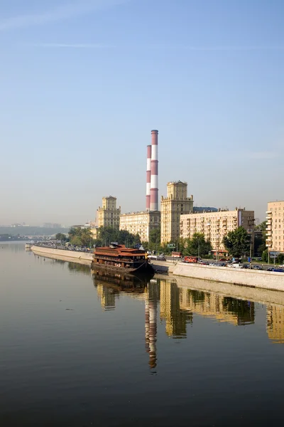 モスクワの堤防 — ストック写真