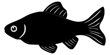 Aquarian fish clipart