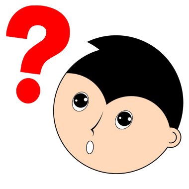 Question character clipart