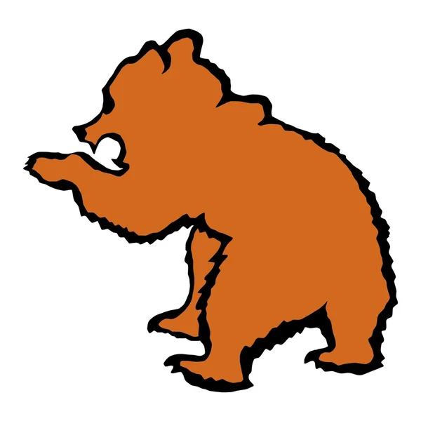 Medve cub — Stock Vector