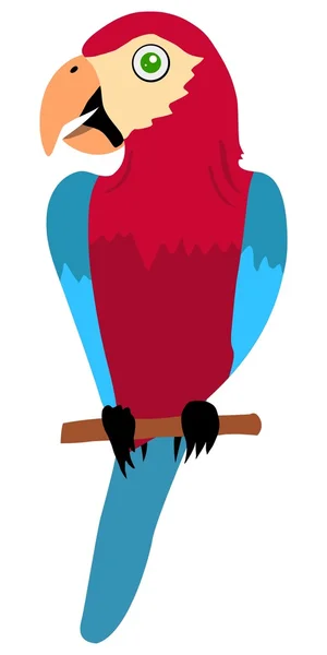 Papagal macaw — Vector de stoc