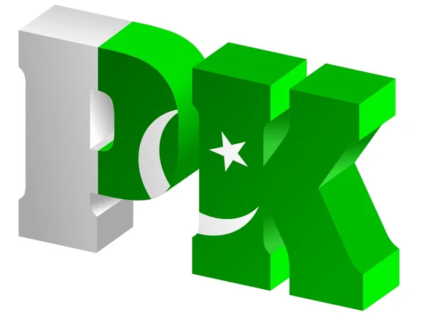 Domän i pakistan — Stock vektor