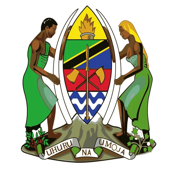 stock vector Coat of arms of Tanzania