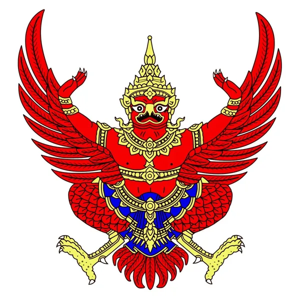 Státní znak Thajska — Stockový vektor
