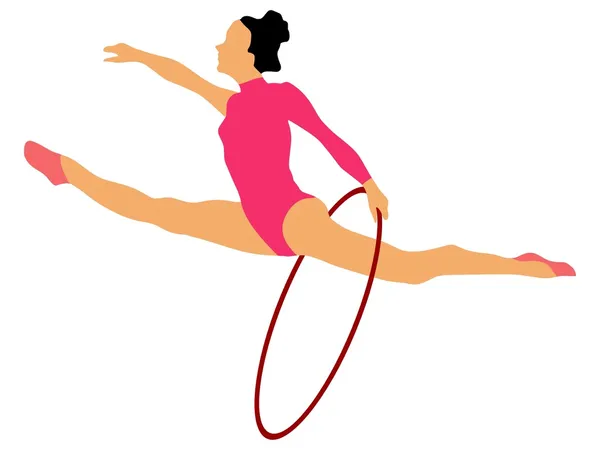 Mulher ginasta — Fotografia de Stock Grátis
