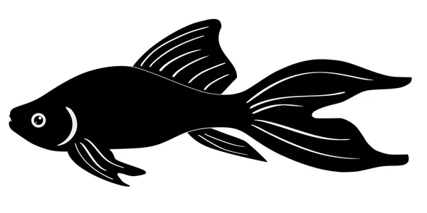 Peixe aquariano — Vetor de Stock