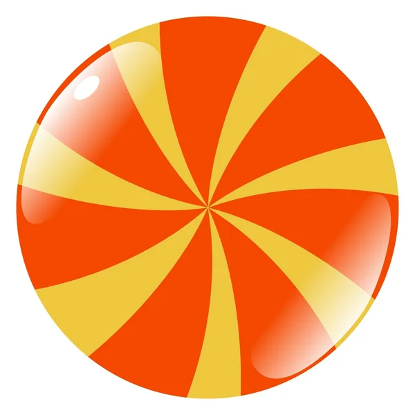 Цветная векторная кнопка — стоковый вектор
