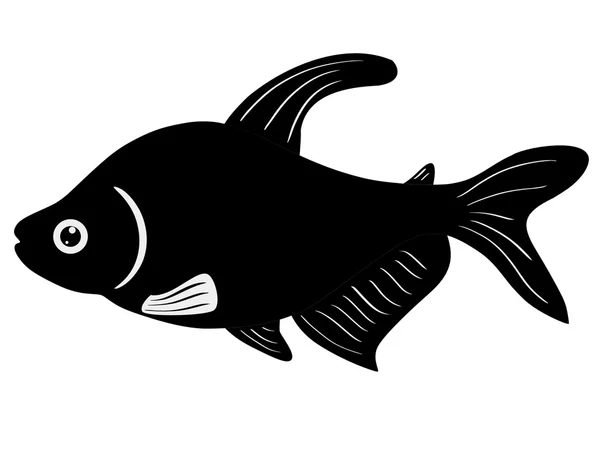 Aquarian fish — Stock Vector