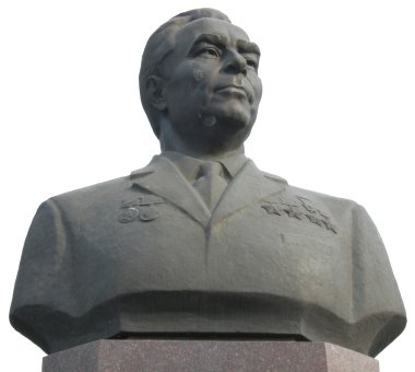 Monument of Leonid Ilyich Brezhnev clipart