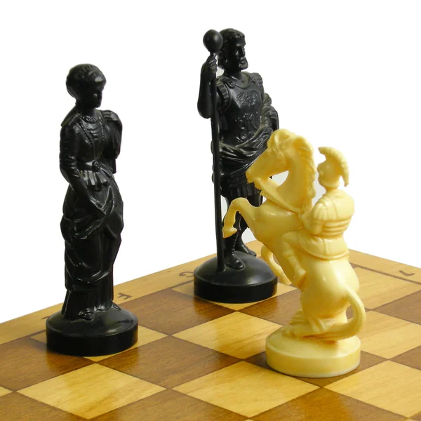 Forchetta a scacchi — Foto Stock