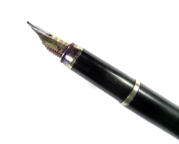 Penna nera — Foto Stock